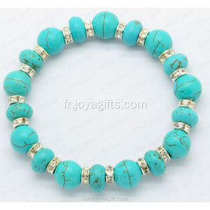 Bracelet de pierres précieuses bijoux ethniques Bracelet Turquoise